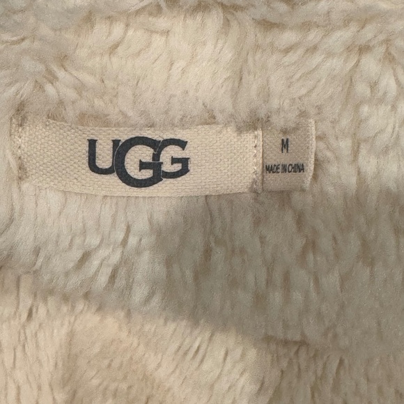 UGG Abriana Front Draped Cardigan Sherpa Lined Jacket - Picture 4 of 4